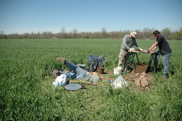 Test excavation photo